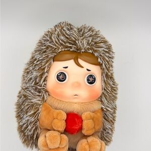 Adorable Plush Hedgehog Toy with Red Heart